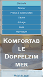 Mobile Screenshot of hotel-kristall.de