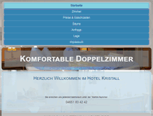 Tablet Screenshot of hotel-kristall.de